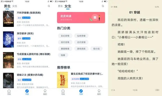 皮皮阅读app