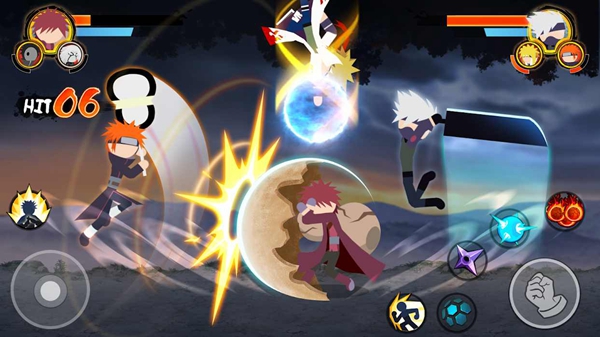 火柴人忍者3v3竞技场无限金币版