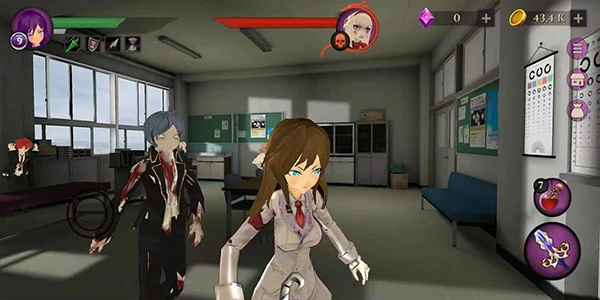 女子高中僵尸模拟器无限钻石版