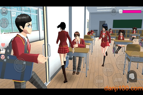 樱花校园无广告免费解锁服装无限金币