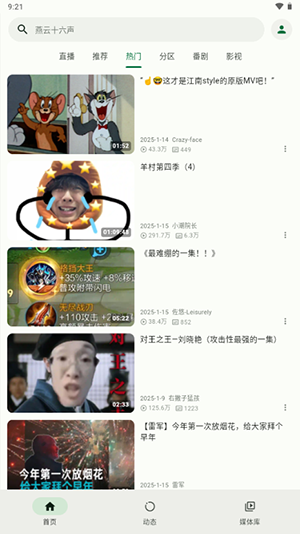 PiliPlus分区浏览