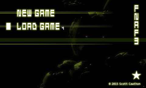 玩具熊的五夜后宫3中文版(Five Nights at Freddys 3)